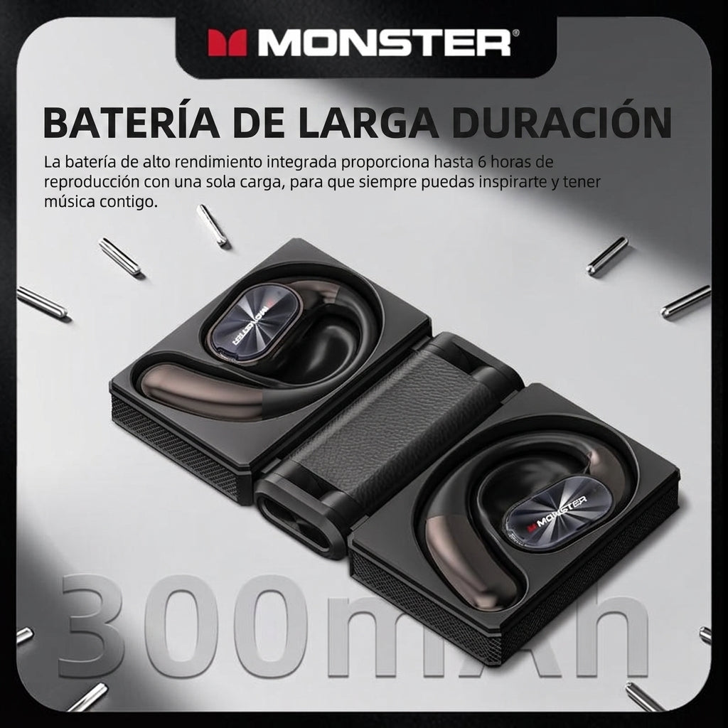 Auriculares Bluetooth Monster - Sonido Inalámbrico y Diseño Compacto
