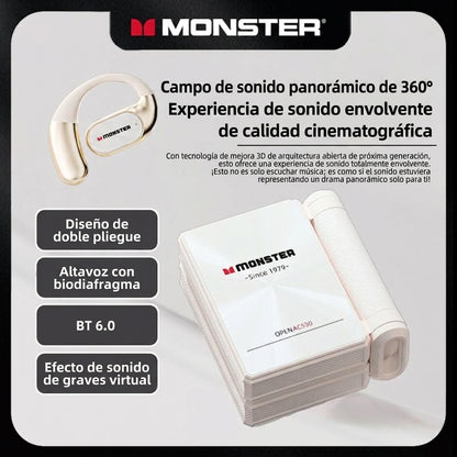 Auriculares Bluetooth Monster - Sonido Inalámbrico y Diseño Compacto